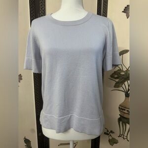 Cyrus Soft Lavender Short Sleeve Top